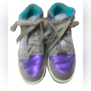 Jordan 1 Retro Phat GS Wolf Gray/Ultraviolet/green, size 4.5 Y